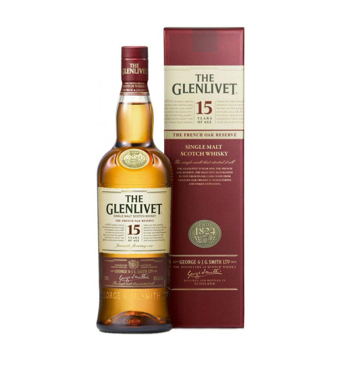 The Glenlivet The French Oak Reserve Whisky 15 ani 0.7L